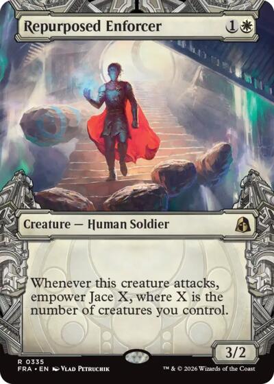 Repurposed Enforcer (Showcase) (Reality Fracture) Light Play Foil