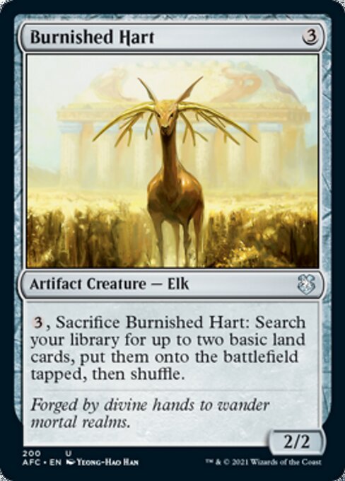 Burnished Hart (Commander 2021 Forgotten Realms) Light Play