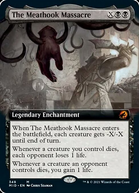 The Meathook Massacre (Extended Art) (Innistrad: Midnight Hunt) Light Play