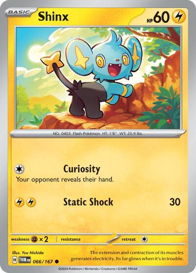 Shinx (SV06: Twilight Masquerade) Light Play Reverse Holofoil