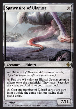 Spawnsire of Ulamog (Rise of the Eldrazi) Medium Play