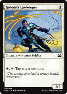 Gideon's Lawkeeper (Modern Masters 2017) Light Play