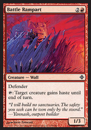 Battle Rampart (Rise of the Eldrazi) Light Play