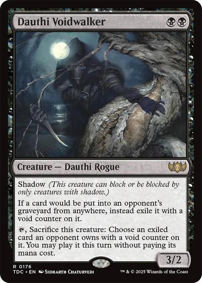 Dauthi Voidwalker (Commander: Tarkir: Dragonstorm) Light Play