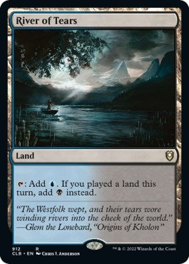 River of Tears (Commander Legends: Battle for Baldur's Gate) Light Play