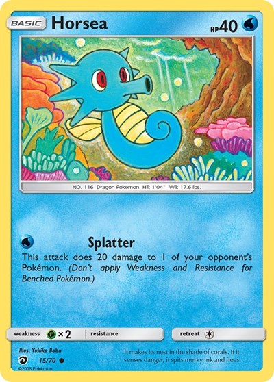 Horsea (15) (Dragon Majesty) Medium Play