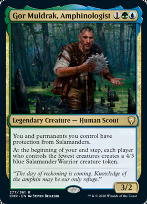 Gor Muldrak, Amphinologist (Commander Legends) Light Play
