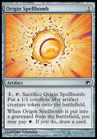 Origin Spellbomb (Scars of Mirrodin) Light Play