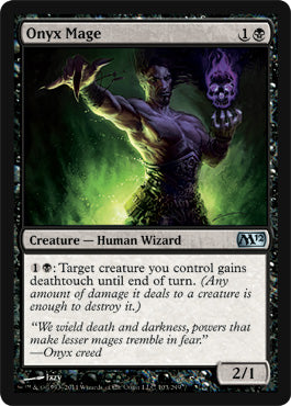 Onyx Mage (Magic 2012 Core Set) Light Play