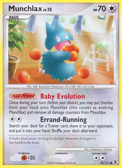 Munchlax (70) (Rising Rivals) Heavy Play