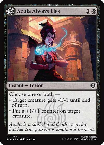Azula Always Lies (Avatar: The Last Airbender) Light Play Foil