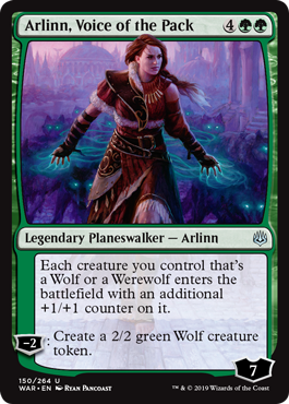Arlinn, Voice of the Pack (War of the Spark) Light Play