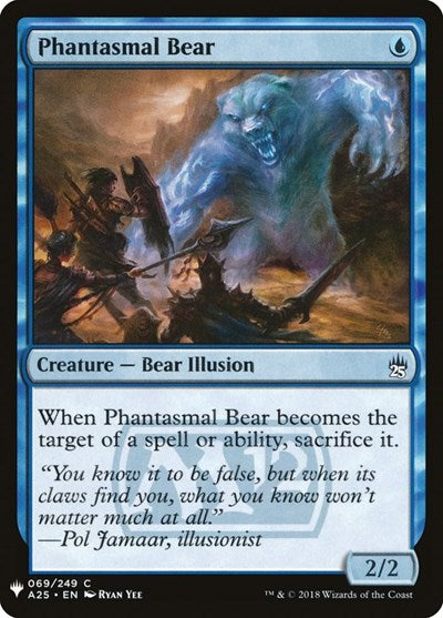 Phantasmal Bear (Mystery Booster) Light Play