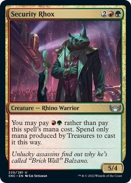 Security Rhox (Streets of New Capenna) Light Play