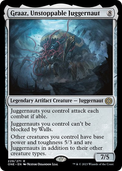 Graaz, Unstoppable Juggernaut (Phyrexia: All Will Be One) Medium Play