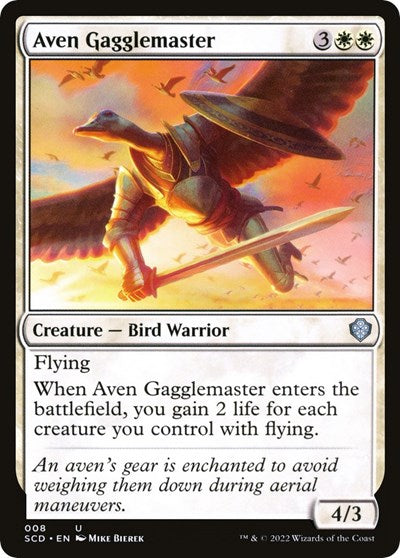 Aven Gagglemaster (Commander 2022 Starter Decks) Light Play