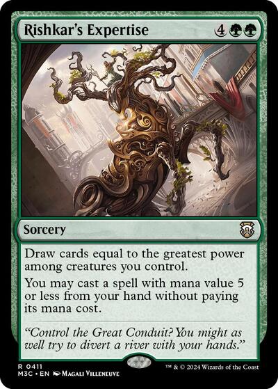 Rishkar's Expertise (Commander: Modern Horizons 3) Light Play