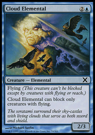 Cloud Elemental (10th Edition) Light Play