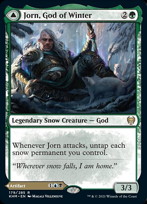 Jorn, God of Winter / Kaldring, the Rimestaff (Kaldheim) Light Play