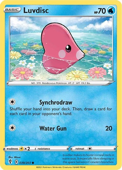 Luvdisc (SWSH07: Evolving Skies) Light Play