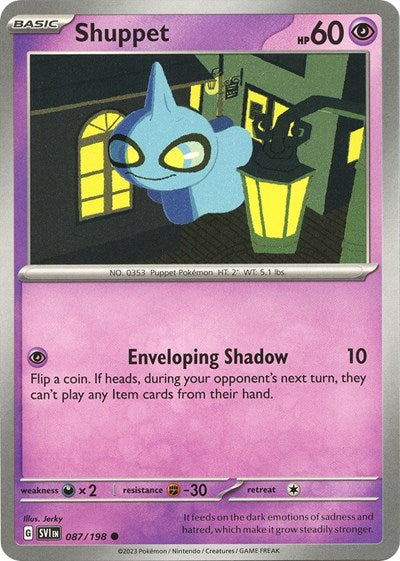 Shuppet (Scarlet and Violet: Base Set) Light Play