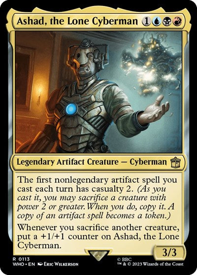 Ashad, the Lone Cyberman (Universes Beyond: Doctor Who) Light Play