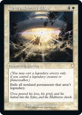 Urza's Ruinous Blast (Commander: The Brothers' War) Light Play