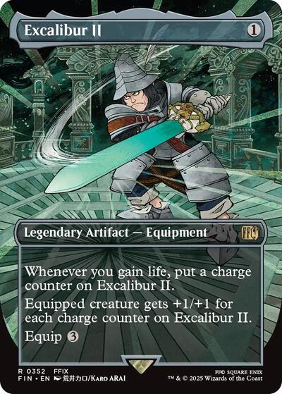 Excalibur II (Borderless) (Universes Beyond: FINAL FANTASY) Light Play