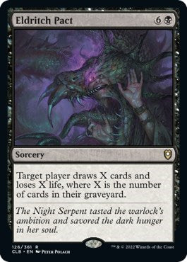 Eldritch Pact (Commander Legends: Battle for Baldur's Gate) Light Play Foil