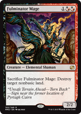 Fulminator Mage (Modern Masters 2015) Light Play