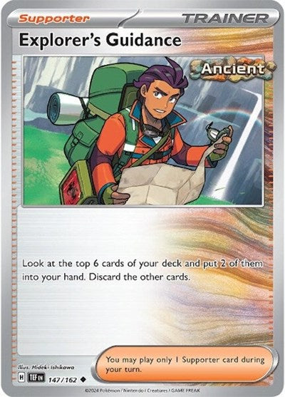 Explorer's Guidance - 147 (SV05: Temporal Forces) Light Play Reverse Holofoil