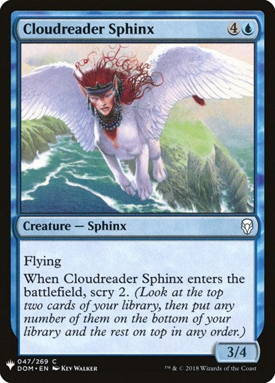 Cloudreader Sphinx (Mystery Booster) Light Play