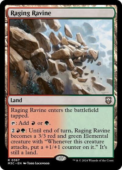 Raging Ravine (Commander: Modern Horizons 3) Light Play