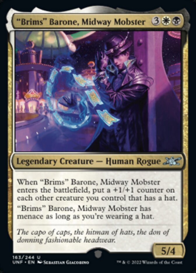 Brims Barone, Midway Mobster (Unfinity) Light Play