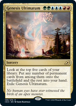 Genesis Ultimatum (Ikoria: Lair of Behemoths) Light Play