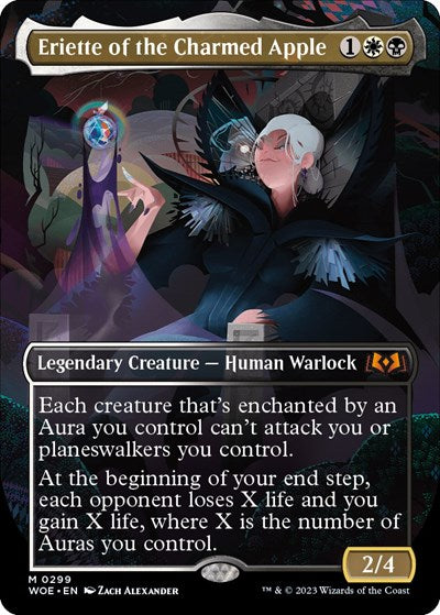 Eriette of the Charmed Apple (Borderless) (Wilds of Eldraine) Light Play Foil