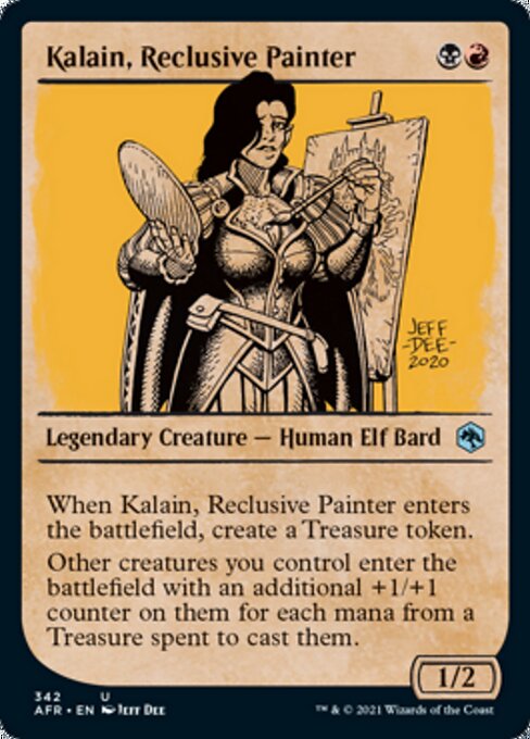 Kalain, Reclusive Painter (Showcase) (Adventures in the Forgotten Realms) Light Play