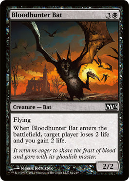 Bloodhunter Bat (Magic 2013 Core Set) Light Play Foil