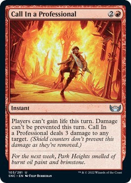 Call In a Professional (Streets of New Capenna) Light Play