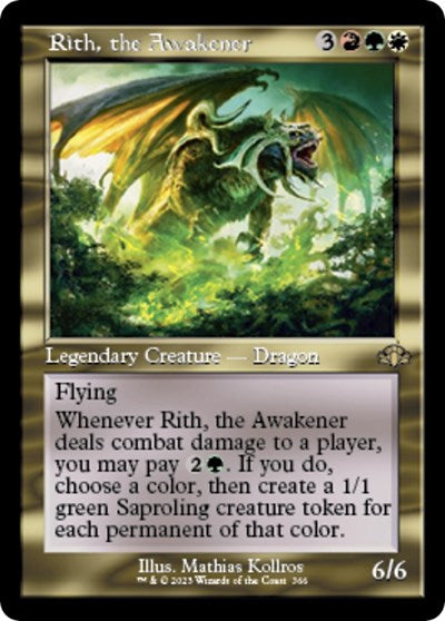 Rith, the Awakener (Retro Frame) (Dominaria Remastered) Light Play