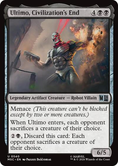 Ultimo, Civilization's End (Commander: Marvel Super Heroes) Light Play