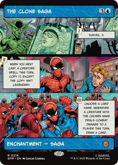 The Clone Saga (Borderless) (Marvel's Spider-Man) Light Play Foil