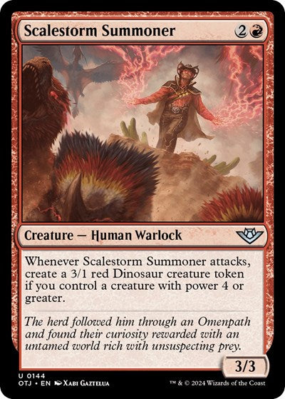 Scalestorm Summoner (Outlaws of Thunder Junction) Light Play Foil
