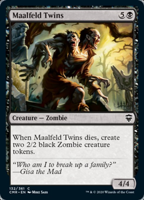 Maalfeld Twins (Commander Legends) Light Play