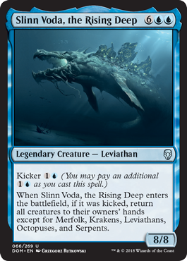 Slinn Voda, the Rising Deep (Dominaria) Light Play