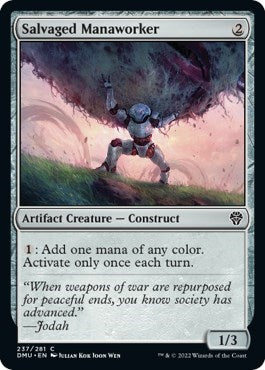 Salvaged Manaworker (Dominaria United) Light Play