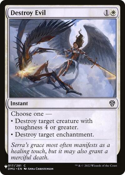 Destroy Evil (The List) Light Play