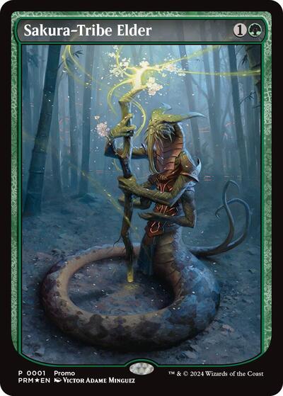 Sakura-Tribe Elder (Promos: WPN and Gateway) Light Play Foil