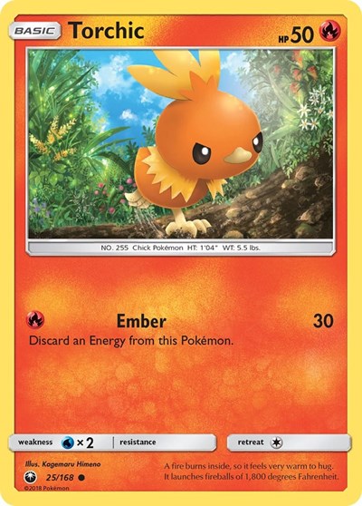 Torchic (25) (SM - Celestial Storm) Medium Play