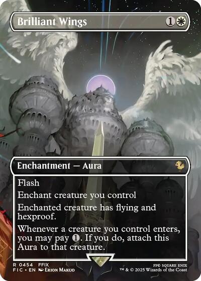 Brilliant Wings (Borderless) (Commander: FINAL FANTASY) Near Mint Foil